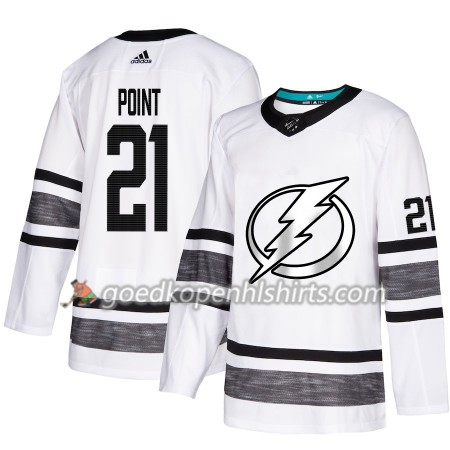 Tampa Bay Lightning Brayden Point 21 2019 All-Star Adidas Wit Authentic Shirt - Mannen